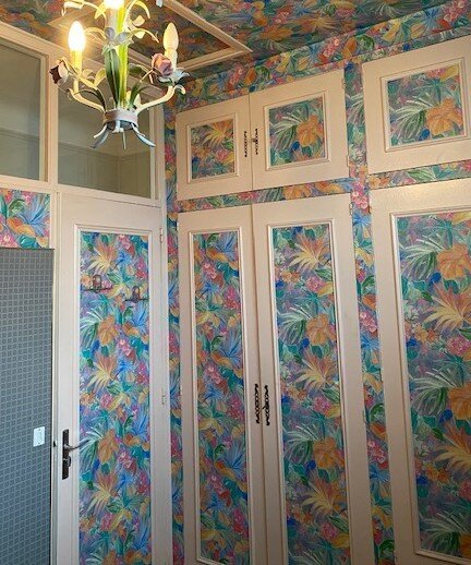 Pose de tapisserie par un peintre à Nogent-le-Roi 28210